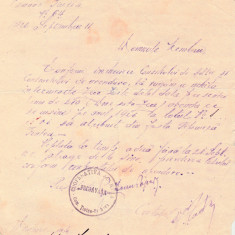 1926 Notificare Cooperativa Agricola PRIMAVARA din Tintea jud. Prahova, stampila