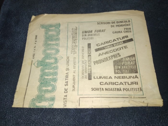 REVISTA TROMBONUL NR 4 1990