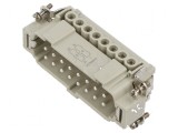 Conector HDC inserturi contact tată CNE PIN 16A 16 PE