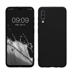 Husa pentru Samsung Galaxy A70, Silicon, Negru, 48427.47