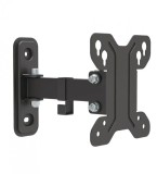 Cumpara ieftin Suport TV reglabil GoGEN S, diagonala 13&quot; la 27&quot; (33-68 cm), 30 Kg, VESA, rotire si inclinare, negru