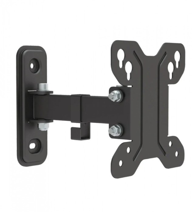 Suport TV reglabil GoGEN S, diagonala 13&quot; la 27&quot; (33-68 cm), 30 Kg, VESA, rotire si inclinare, negru