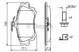 Set placute frana,frana disc VOLVO V40 Combi (VW) (1995 - 2004) BOSCH 0 986 424 541