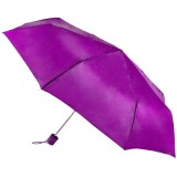 Umbrelă Pliabilă Manuală, Mov, Lungime 53 cm, Diametru 100 cm, Oem