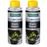 Cumpara ieftin Pachet 2 x aditiv Ravenol Motobike Engine Cleaner Shot 100 ml