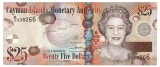 Insulele Cayman Cayman Islands 25 Dolari 2014 P-41b Seria 838266
