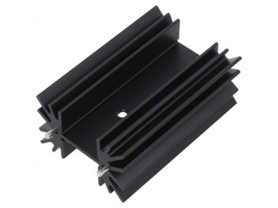 Radiator Extrudat Negru 41.9mm TO218/TO220/TO247 foto