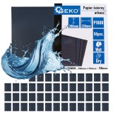 Set hartie abraziva pe baza de apa, 230 x 280 mm, P1000, 50 bucati, Geko G78492