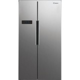 Frigider Side by side Candy CHSVN 174X, 521 l, Clasa E, No Frost, H 177 cm, Inox