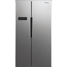 Frigider Side by side Candy CHSVN 174X, 521 l, Clasa E, No Frost, H 177 cm, Inox foto