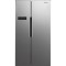 Frigider Side by side Candy CHSVN 174X, 521 l, Clasa E, No Frost, H 177 cm, Inox