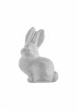 Figurina iepure pentru activitati crafts,polistiren,6cm,10 bucati set