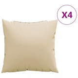 Cumpara ieftin Perne de canapea, 4 buc., beige, 60x60 cm, textil
