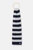 Pepe Jeans fular culoarea bleumarin, cu imprimeu, PL0600003