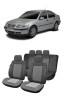 Huse scaune auto VW BORA (1998 - 2005) Compatibile cu sistem AIRBAG