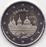 Moneda Spania - 2 Euro 2013 - Manastirea El Escorial
