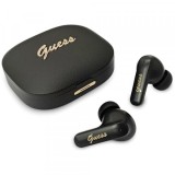 Handsfree Bluetooth Guess Script Metal Logo, TWS, Negru