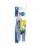 Pensule din lemn Staedtler set 3 buc
