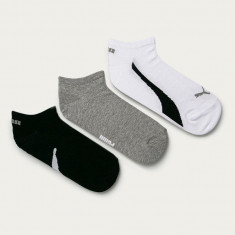 Puma șosete (3-pack) bărbați, culoarea alb 907951