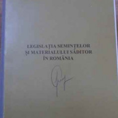 LEGISLATIA SEMINTELOR SI MATERIALULUI SADITOR IN ROMANIA-GHEORGHE HEDESAN