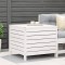 Gossi taburet de gradina, alb, 62x63,5x53,5 cm, lemn masiv pin