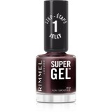 Rimmel Super Gel gel de unghii fara utilizarea UV sau lampa LED culoare 013 Acai Smoothie 12 ml