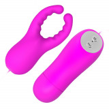 Stimulator pentru clitoris și penis cu urechi și telecomandă