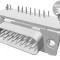 D-Sub 15-Pin Soclu Tată PCB 90&deg; THT 6A