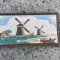 Placa de ceramica olandeza DELFT, glazura pastelata, mori de vant