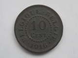 10 CENT 1916 BELGIA-XF