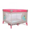 Tarc Pliabil Copii Giant Salmon Moni, 93x93x86 cm, Siguranta Dubla, Portabil, Interior/Exterior