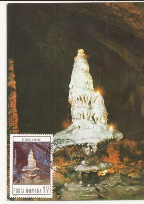 CA14 -Carte Postala- Pestera Bulba, Jud Mehedinti, circulata 1984 foto