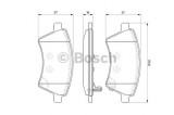 Set placute frana,frana disc FIAT SEDICI (FY) (2006 - 2016) BOSCH 0 986 494 129