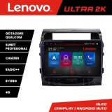 Navigatie Toyota Land Cruiser V8 L200 2009-2020 Qled 2K Octa Core 8+128 LTE 4G DSP Wifi 5Ghz HDMI android auto carplay radio gps internet kit-381-type