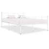 VidaXL Cadru de pat, alb, 120 x 200 cm, metal 284631