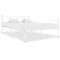 vidaXL Cadru de pat, alb, 120 x 200 cm, metal 284631