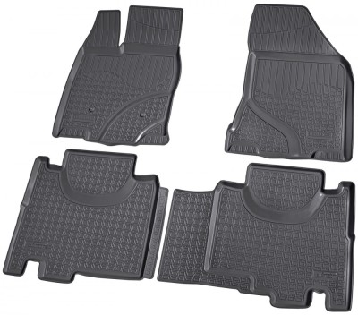 Set de 4 covorase cauciuc 3D stil tavita premium pentru Ford Edge I din 2006-2014 foto
