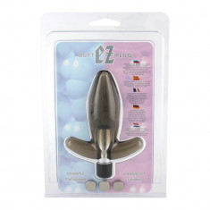 Butt EZ Plug Black - Dop Anal cu Vibrație, 11 cm