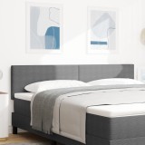 vidaXL Tăblie de pat design simplu, gri deschis, 180 cm, velur