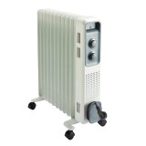Radiator ulei Equation Oil Basic, 2500 W, Alb