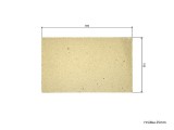Placa din samota 30 x 18,5 x 2,5 cm pentru sobe si seminee