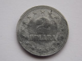 2 DINARI 1945 IUGOSLAVIA, Europa