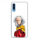 Husa compatibila cu Samsung Galaxy A70 Silicon Gel Tpu Model One Punch Man Saitama