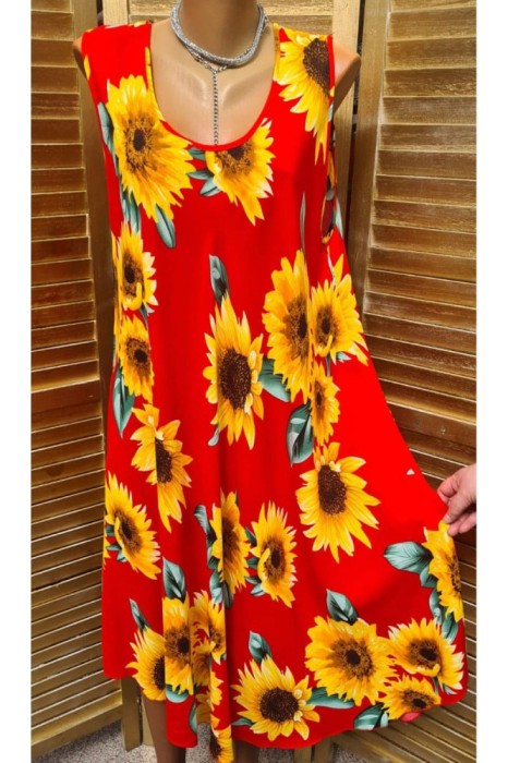 Rochie Vascoza fără m&acirc;neci cod 0020Marimea