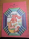 carte pentru copii - croitorie de hartie - din anul 1978