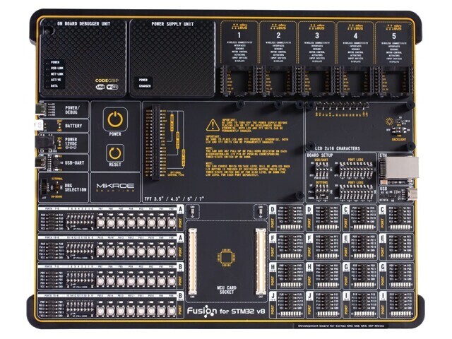 Kit Dezvoltare STM32 FUSION FOR STM32 V8 CAN/USB/WiFi/UART
