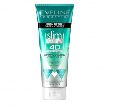 Ser Eveline Cosmetics, Slim Extreme 4D, Slimming-draining, Pentru Detoxifiere, Cu Cafea Verde, 250 ml foto