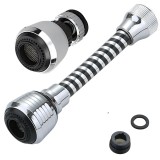 Cumpara ieftin Set 2 Bucati Economizor de Apa cu Bule Rotative 360 de Grade pentru Robinet, Filtru Aerator Calitate pentru Bucatarie si Baie