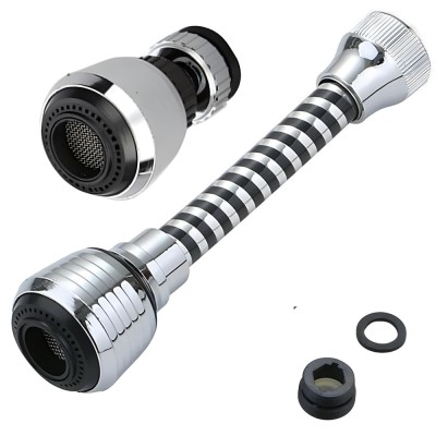 Set 2 Bucati Economizor de Apa cu Bule Rotative 360 de Grade pentru Robinet, Filtru Aerator Calitate pentru Bucatarie si Baie foto