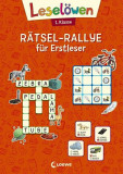 Lesel&ouml;wen R&auml;tsel-Rallye f&uuml;r Erstleser - 1. Klasse (orange)